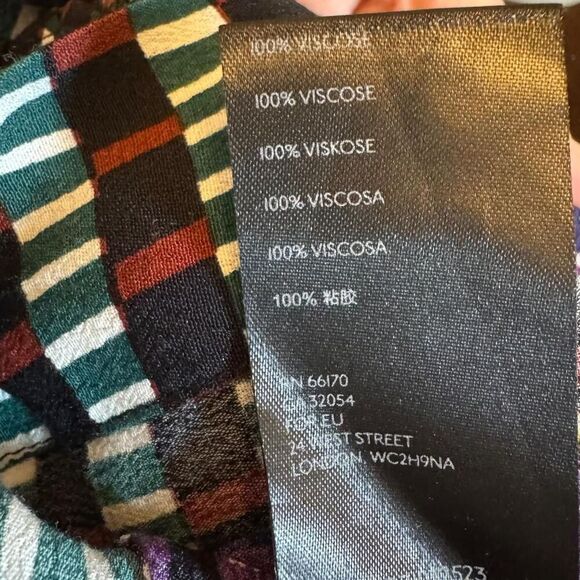 Maeve by Anthropologie Gianna Tunic geometric print long sleeves dress Sz 12 - Picture 8 of 8